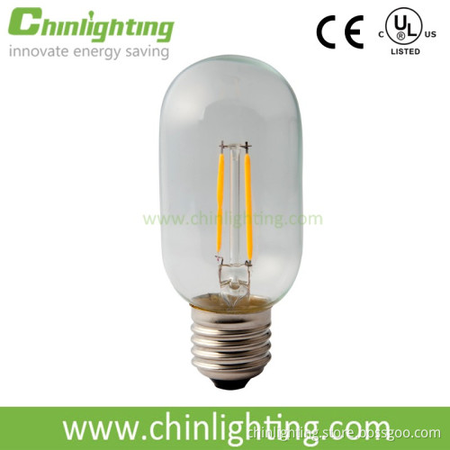 Hot selling cob t45 t14 led filament bulb with UL listed